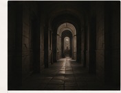 Dark interior representing horror